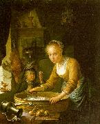 Gerrit Dou Girl Chopping Onions china oil painting artist